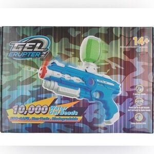 Gel Erupter 10000 Water Gel Beads Blaster USB charging Gun Non Toxic Age 14+ NEW